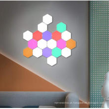 2020 presentes mais quentes quântico hexagonal led luz de favo de mel